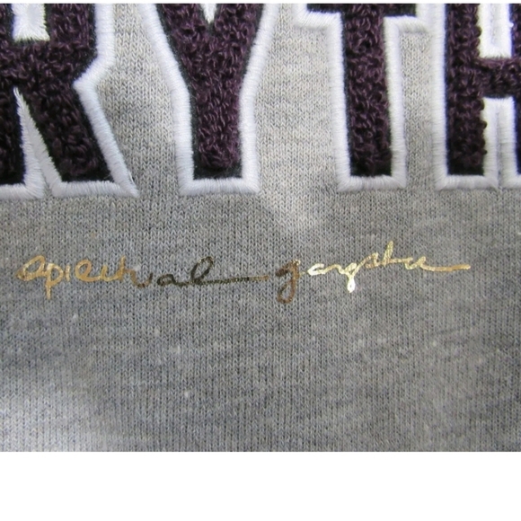 SPIRITUAL GANGSTER HAPPINESS OVER EVERYTHING OLD SCHOOL RAGLAN SWEATSHIRT - Picture 6 of 8